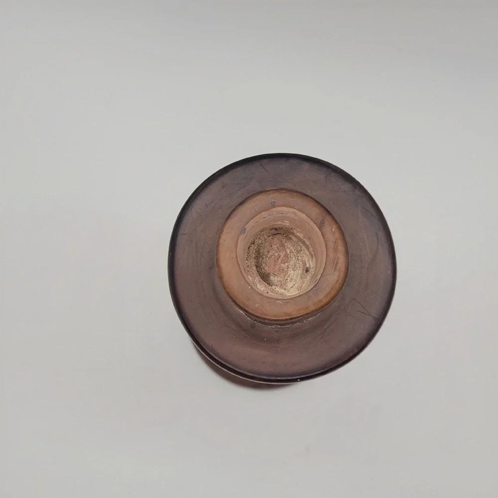 Hand Carved Soapstone‎ Zebra Candlestick Holder Twisted Safari Decor Brown 6.25